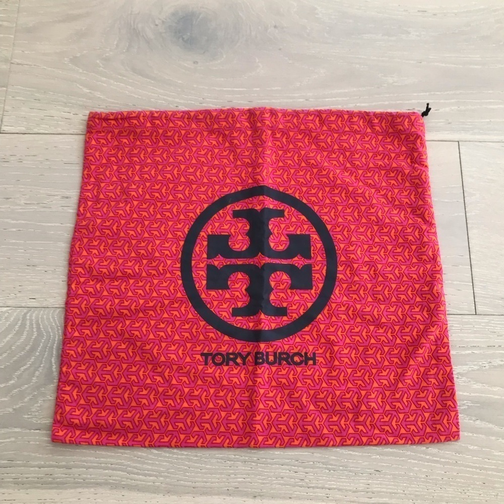Tory Burch Red and Orange Logo Dust storage Bag